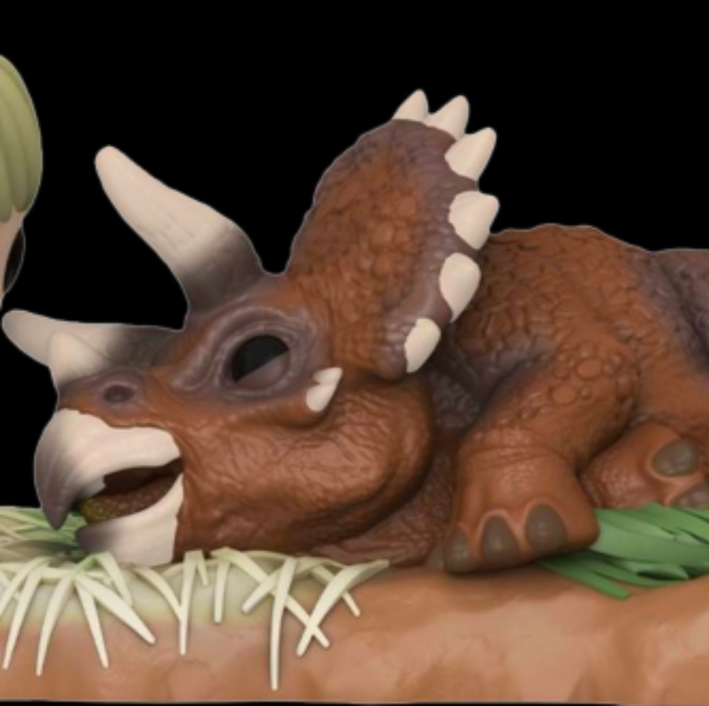 NEW! FUNKO POP! MOMENT DR SATTLER + TRICERATOPS TARGET EXCLUSIVE JURASSIC PARK - Picture 3 of 4